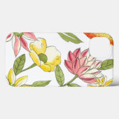 Blumengartendesign mit weißem Hintergrund Case-Mate iPhone Hülle (Rückseite (Horizontal))