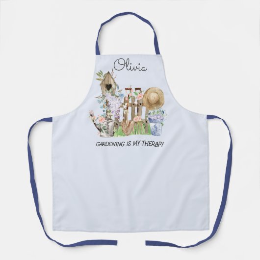Blumengartengeräte und Quot Schürze (Vorderseite)