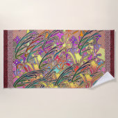 Blumengartengeschenk Strandtuch (Vorderseite)