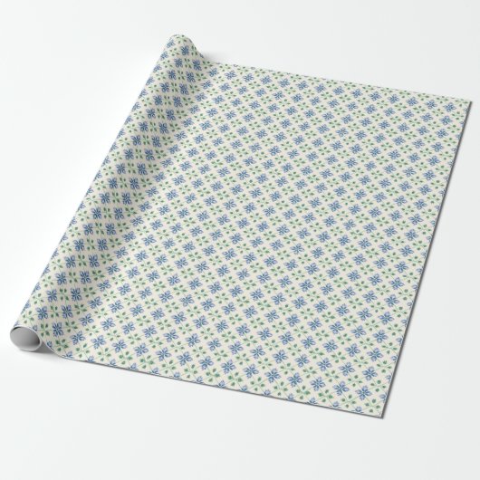 Blumengartenmotif Geschenkpapier (Ungerollt)