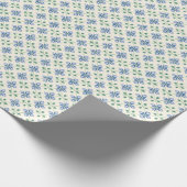 Blumengartenmotif Geschenkpapier (Ecke)