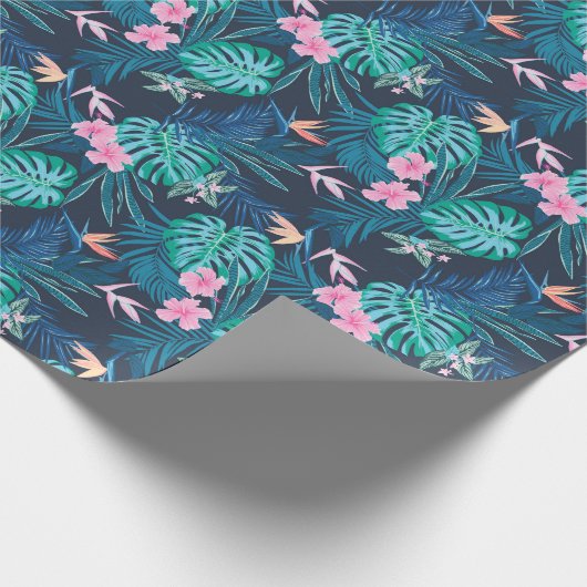 Blumengartenmuster Geschenkpapier (Ecke)