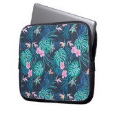 Blumengartenmuster Laptopschutzhülle (Vorderseite Links)