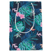 Blumengartenmuster Mittlere Geschenktüte (Vorderseite)