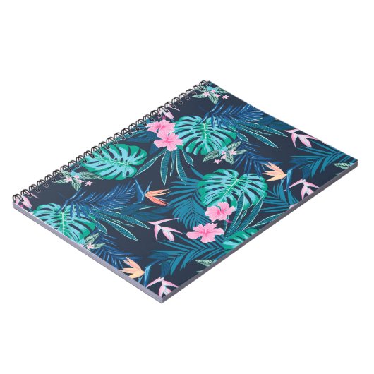 Blumengartenmuster Notizblock (Linke Seite)