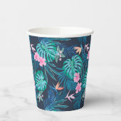 Blumengartenmuster Pappbecher (Links)