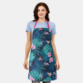 Blumengartenmuster Schürze (Getragen)