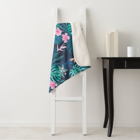 Blumengartenmuster Sherpadecke (Beispiel)