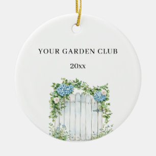Blumengartenverein Personalisierte Namen Weihnacht Keramik Ornament