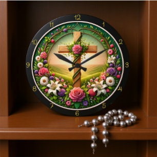 Blumengärtneruhr Große Wanduhr