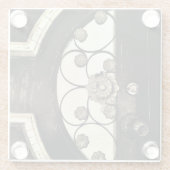 Blumengate Glasuntersetzer (Rückseite)