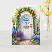 Blumengatter Muttertags-Karte Karte (Gelbe Blume)