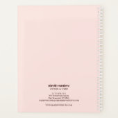 Blumengebäck Button Patisserie Weißmarmor Planer (Rückseite)