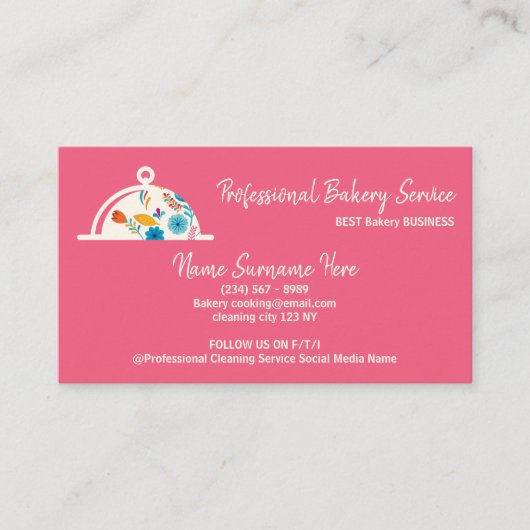 Blumengebäck Koch Koch Visitenkarte (Vorderseite)