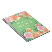 Blumengebet-Notebook Notizblock (Rechte Seite)