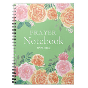 Blumengebet-Notebook Notizblock