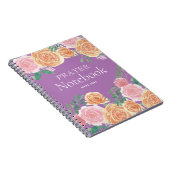 Blumengebet-Notebook Notizblock (Rechte Seite)