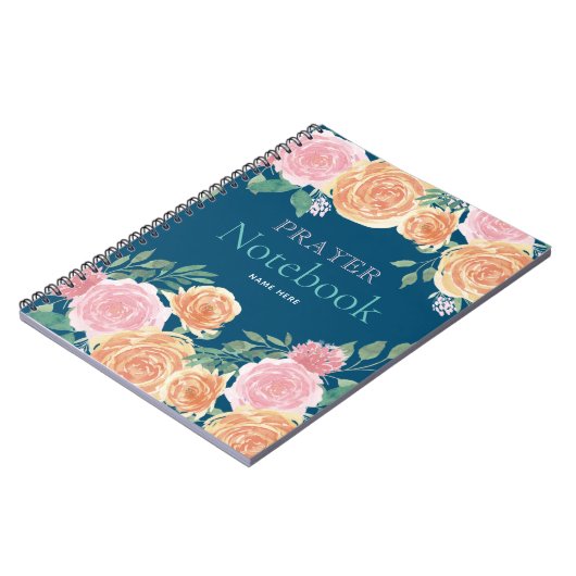 Blumengebet-Notebook Notizblock (Linke Seite)