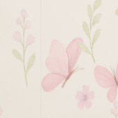 Blumengeblasenes Kinderzimmer-Tapete - Weichrosa Tapete (Naht)