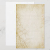 Blumengebundenes Liniennotizpapier Briefpapier (Vorne/Hinten)