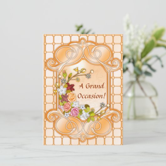 Blumengeburt Ankündigungen (Stehend Vorderseite)