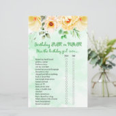 Blumengeburt für immer oder nie (Stehend Vorderseite)