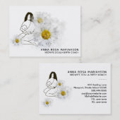 *~* Blumengeburt Midfrau Doula Birth Schwangerscha Visitenkarte (Vorne/Hinten)