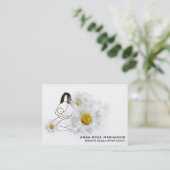*~* Blumengeburt Midfrau Doula Birth Schwangerscha Visitenkarte (Stehend Vorderseite)
