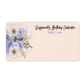 Blumengeburt Peach Violet Fünf Petal Wilde Rose (Vorne)