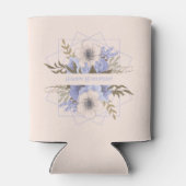 Blumengeburt Peach Violet Fünf Petal Wilde Rose Dosenkühler (Rückseite)