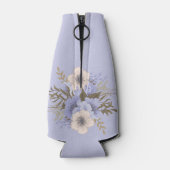 Blumengeburt Peach Violet Fünf Petal Wilde Rose Flaschenkühler (Rückseite)