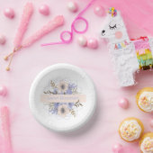 Blumengeburt Peach Violet Fünf Petal Wilde Rose Pappteller (Party)