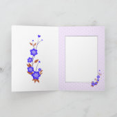 Blumengeburtskarte Karte (Innenseite)