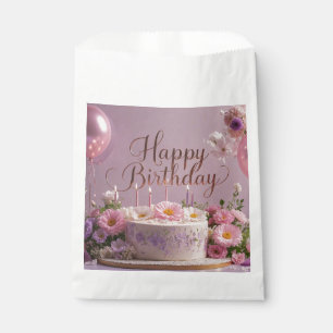 Blumengeburtstag luxuriös und elegant extravagant geschenktütchen
