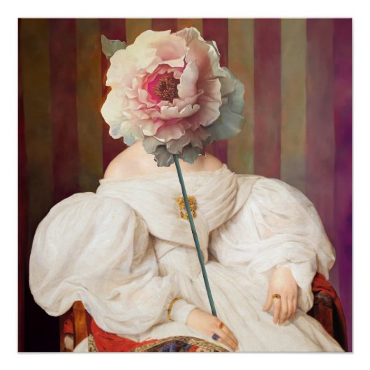 Blumengedanken Diva II Poster (Vorderseite)