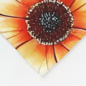 Blumengeflecht Fleecedecke (Ecke)