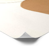 Blumengeflecht Moderne Boho Print Poster (Ecke)