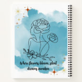 Blumengeflüster Notizblock (Rückseite)