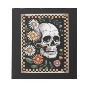 Blumengeist Herbst Boho Halloween 2 Notizblock