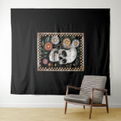 Blumengeist Herbst Boho Halloween 2 Wandteppich (Beispiel (Horizontal))