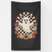 Blumengeist Herbst Boho Halloween Banner (Vertikal)