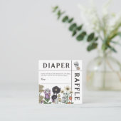 Blumengeister Halloween Baby Duschdusche Windeln R Begleitkarte