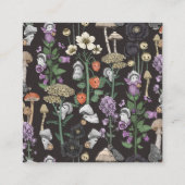 Blumengeister Halloween Baby Duschdusche Windeln R Begleitkarte (Rückseite)