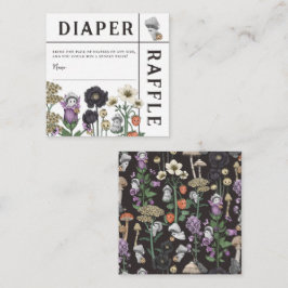 Blumengeister Halloween Baby Duschdusche Windeln R Begleitkarte