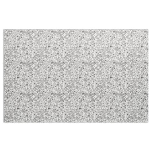 Blumengekritzel-Färbung Stoff (Yard (91,4 cm))