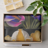 Blumengelb Botanische Illustration Seidenpapier (Geschenk)