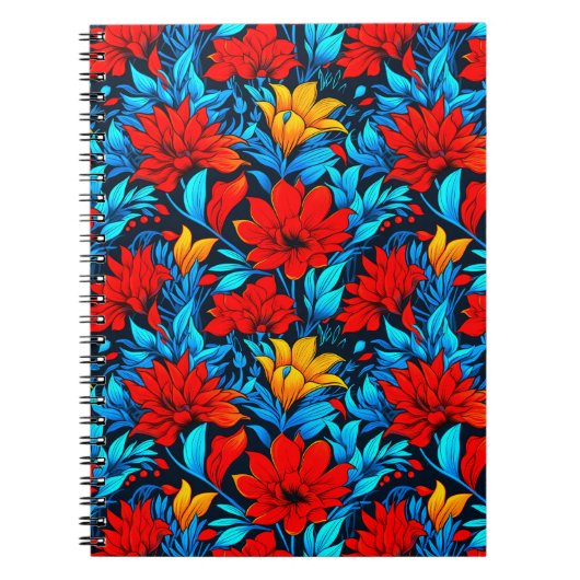 Blumengelbe Blumen Muster-13075 Notizblock (Vorderseite)