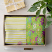 Blumengelbe Streifen aus Gewebepapier Elephant Seidenpapier (Geschenk)