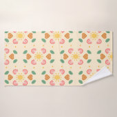 Blumengelbes Badetuch Badehandtuch (Badehandtuch)