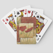 Blumengemälde mit sichtbarem Pinselstrich Spielkarten (Rückseite)